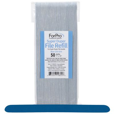 ForPro Super Duper File System Refills Blue 220 Grit 50-Count 