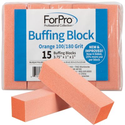 ForPro Orange Buffing Block