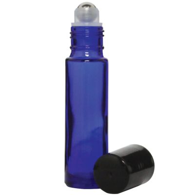 Pure Essential Oil Works Cobalt Blue Rollerball Bottle