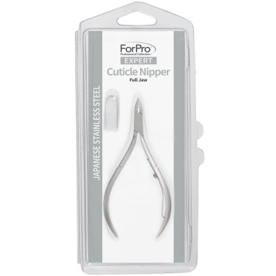 ForPro Expert Stainless Steel Cuticle Nipper Full Jaw (Size 16) Package