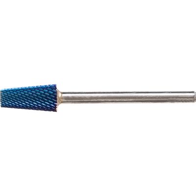 ForPro Expert Carbide Tungsten Fusion Blue Bit, Fine Grit, Ultra-Smooth Cutting All-In-One Bit for Cleaning, Polishing, Shaping, and Shortening, 3/32” Shank, 1 ½” L