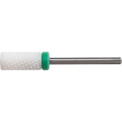 ForPro Expert Ceramic Barrel Bit, Coarse Grit, Heat Resistant, One-Piece Construction with Less Dust and Friction, for Acrylics and Gels, Backfill Cutting, C-Curves, 3/32” Shank, 1 ½” L 