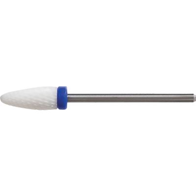 ForPro Expert Ceramic Flame Bit, Medium Grit, Heat Resistant, for Reducing Excess Product, Backfills and Gel Removal with Less Dust and Friction, 3/32” Shank, 1 ½” L