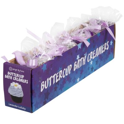 Ginger Lily Farms Botanicals Buttercup Bath Creamers Lavender Lullaby 6-Count Package