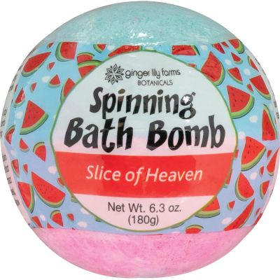 Ginger Lily Farms Botanicals Spinning Bath Bombs Slice of Heaven 6-Count