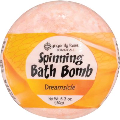 Ginger Lily Farms Botanicals Spinning Bath Bombs Dreamsicle