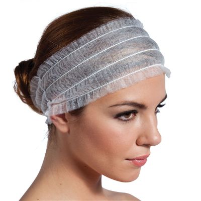 ForPro Non-Woven Stretch Headband 3"W 100-Count