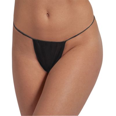 Thong Panty Black 50-Count 