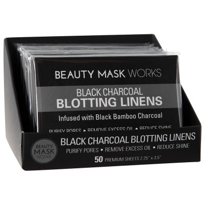 Beauty Mask Works Black Charcoal Blotting Linens