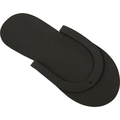 ForPro Comfy Thong Slippers Black Top