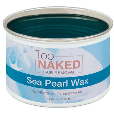 Too Naked Sea Pearl Wax, Hypoallergenic for Sensitive Skin, Transparent Formula Made Without Rosin, Fragrance, and Beeswax, 14 Ounces 