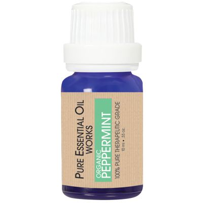 Pure Essential Oil Works Organic Peppermint Oil .33 oz.