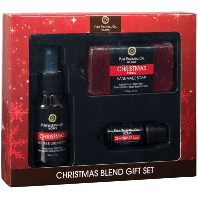 Pure Essential Oil Works Christmas Blend Gift Set