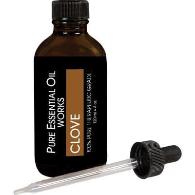 Pure Essential Oil Works Clove Oil, 4 Ounces