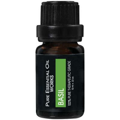 Pure Essential Oil Works Basil Essential Oil .33 oz.