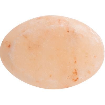 Pure Himalayan Salt Works Flat Oval Massage Stone