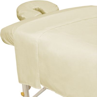 Poly-Cotton Sheet 3-Piece Set Natural