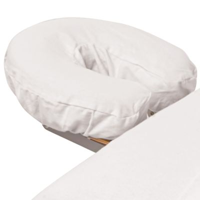 Premium Flannel Massage Face Rest Cover White 