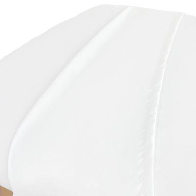 Premium Microfiber Massage Flat Sheet White