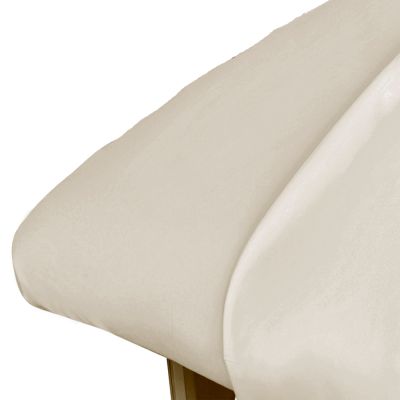 ForPro Premium Microfiber Fitted Sheet Natural 