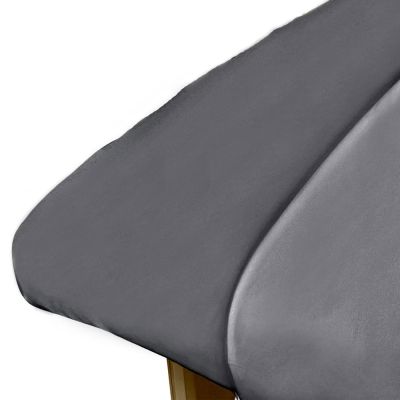 Premium Microfiber Massage Fitted Sheet Cool Grey 