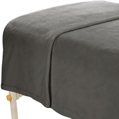 ForPro MicroFiber Plush Blanket Cool Grey