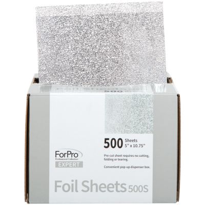 ForPro Expert Embossed Foil Sheets 500S 5" x 10.75" Pop-Up Dispenser 500 sheets 