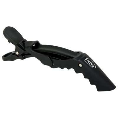 ForPro Croc Clips Black 4.5” L 4-Count 