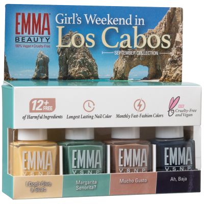 EMMA Beauty Girl's Weekend in Los Cabos Collection 4 Pack Gift Set, Batch 0920