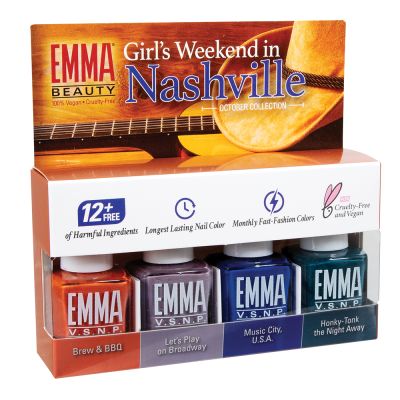 EMMA Beauty Girl's Weekend in Nashville Collection 4 Pack Gift Set, Batch 1020