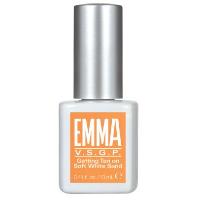 EMMA Gel Polish Getting Tan On Soft White Sand