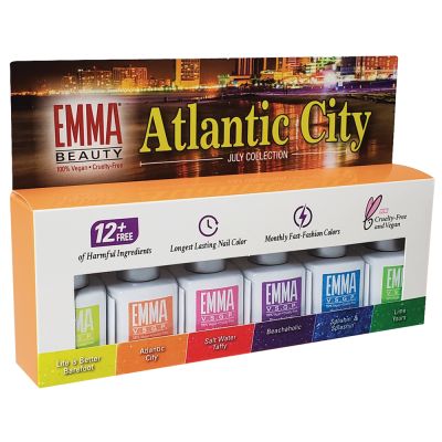 Atlantic City Collection Gel Polish 6 Pack, Batch 0720