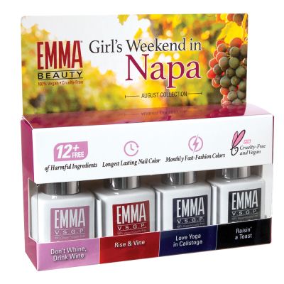 Girl's Weekend in Napa Collection Gel Polish 4 Pack, Batch 0820