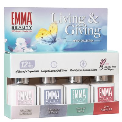 Living & Giving Collection Gel Polish 4 Pack