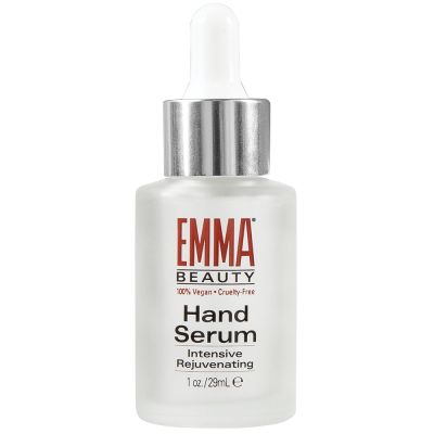 Bottle of EMMA Beauty hand serum 