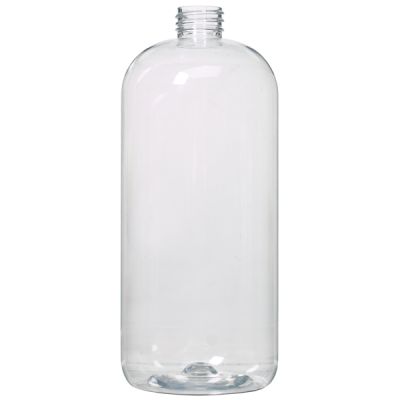 Boston Round PET 24/410 Clear 16 oz.