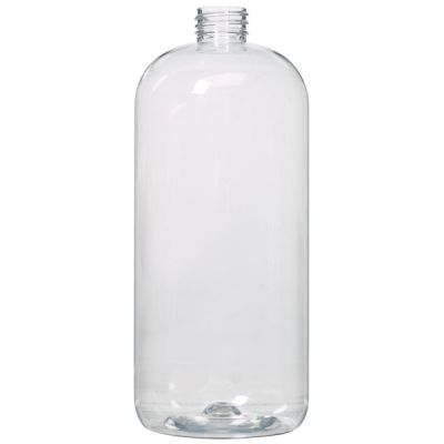 Boston Round PET 28/410 Clear 32 oz.